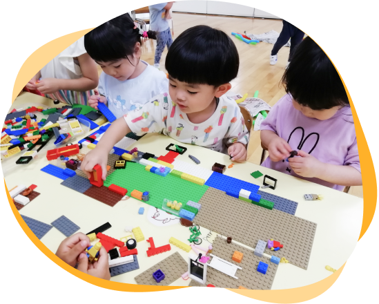 北仙台こども園・学童保育の園児たち